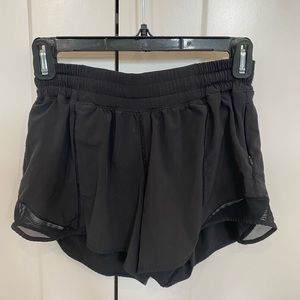 Black lululemon shorts